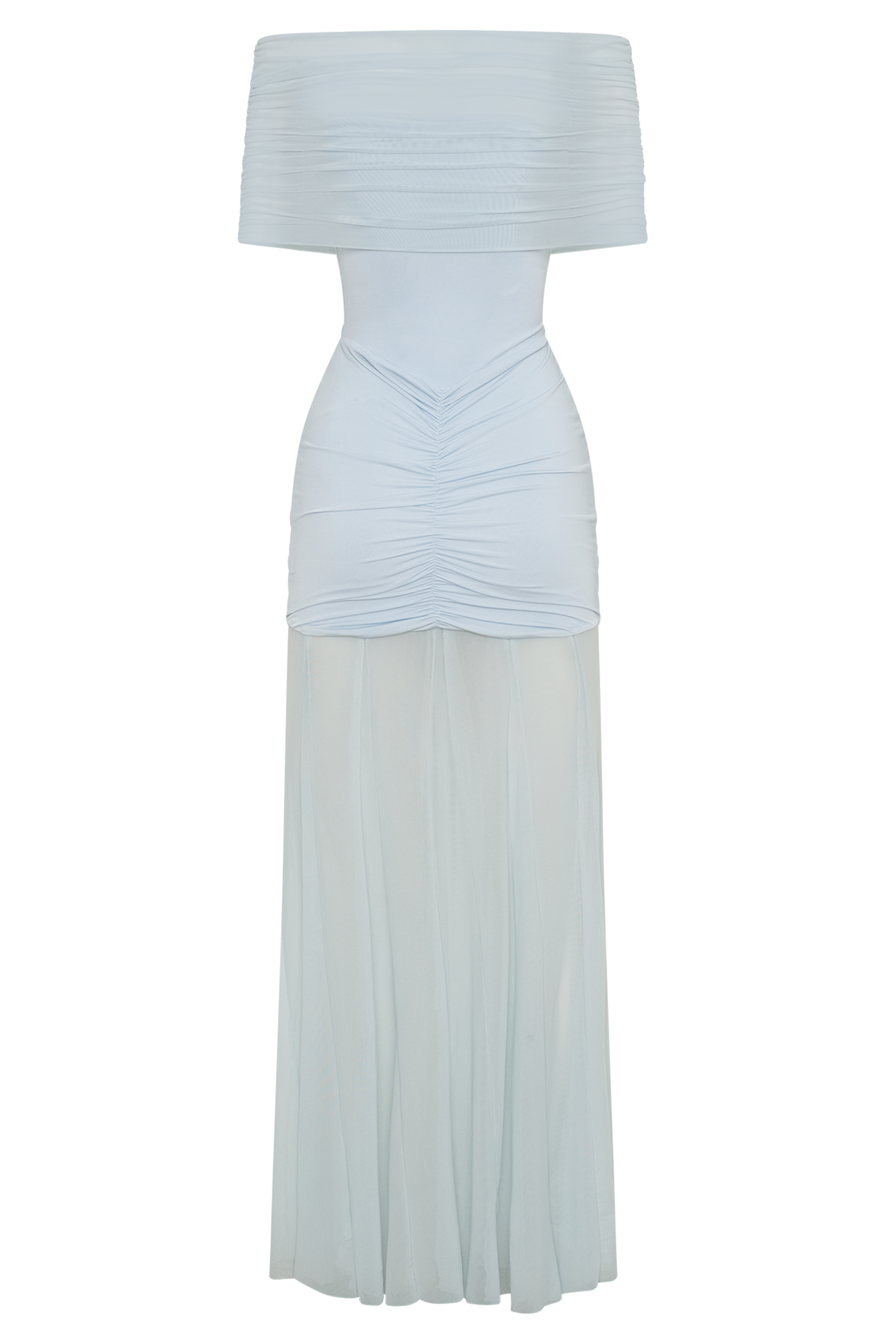 Harper Relaxed Off-Shoulder Soft-Drape Maxi Dress