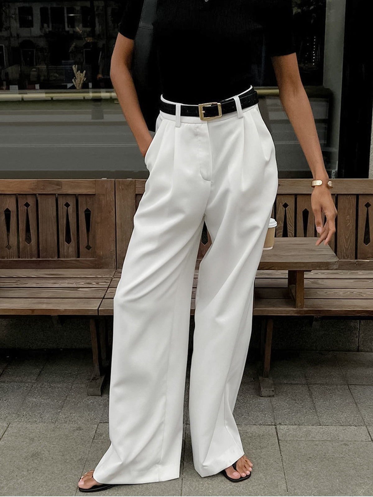 Solidy™ | Leg Pants | White / XS | Toronty Ottawa