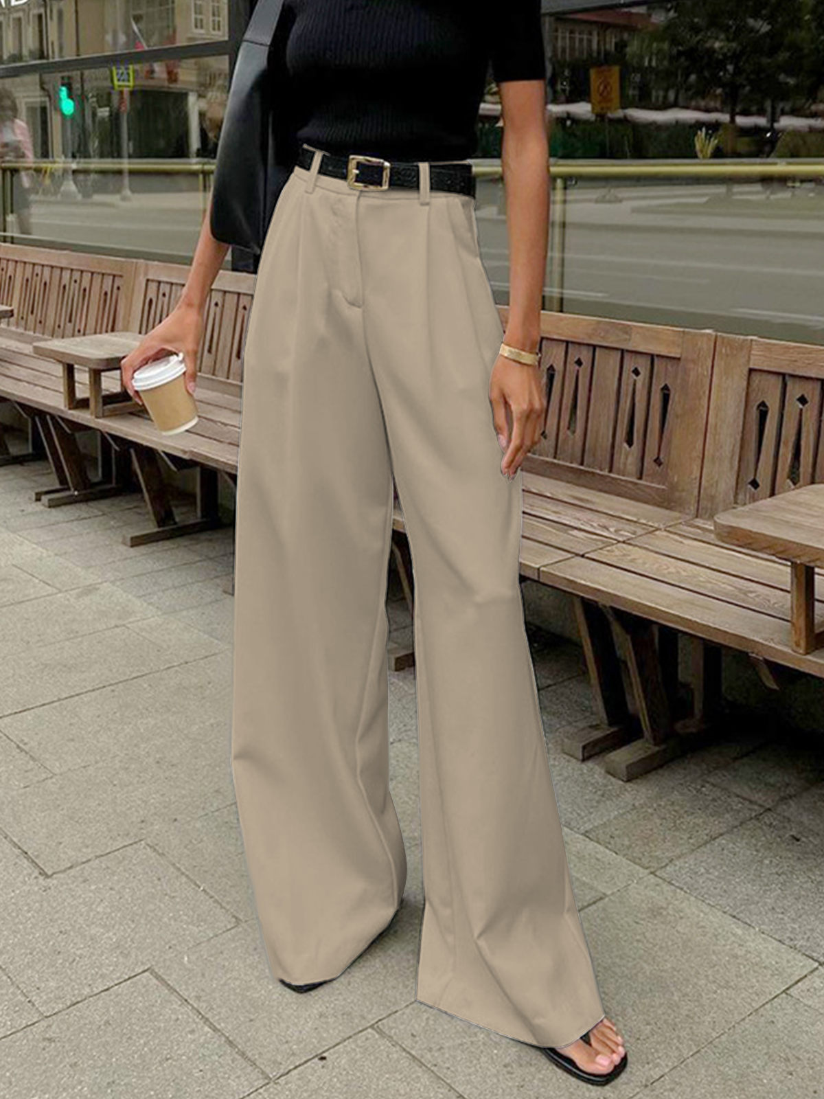 Solidy™ | Leg Pants | Khaki / XS | Toronty Ottawa