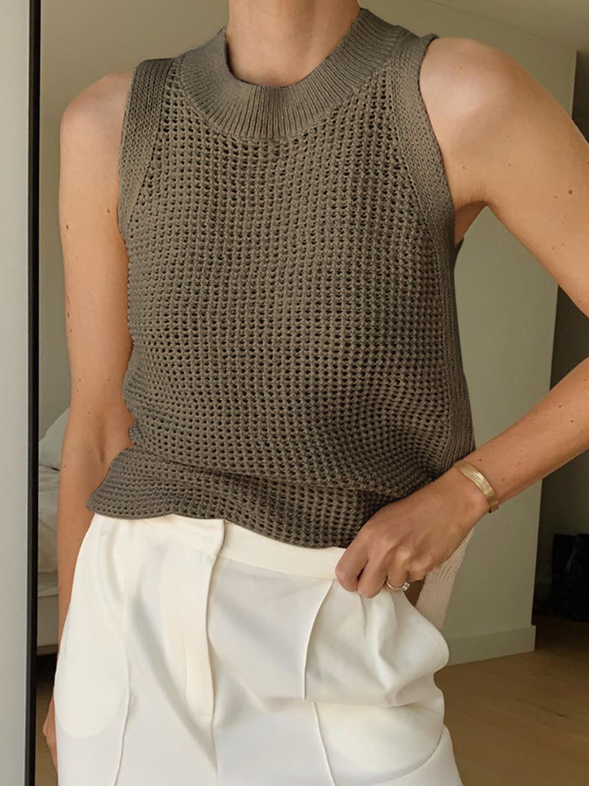 Helena™ | Solid Tank | Dark Brown / XS | Toronty Ottawa
