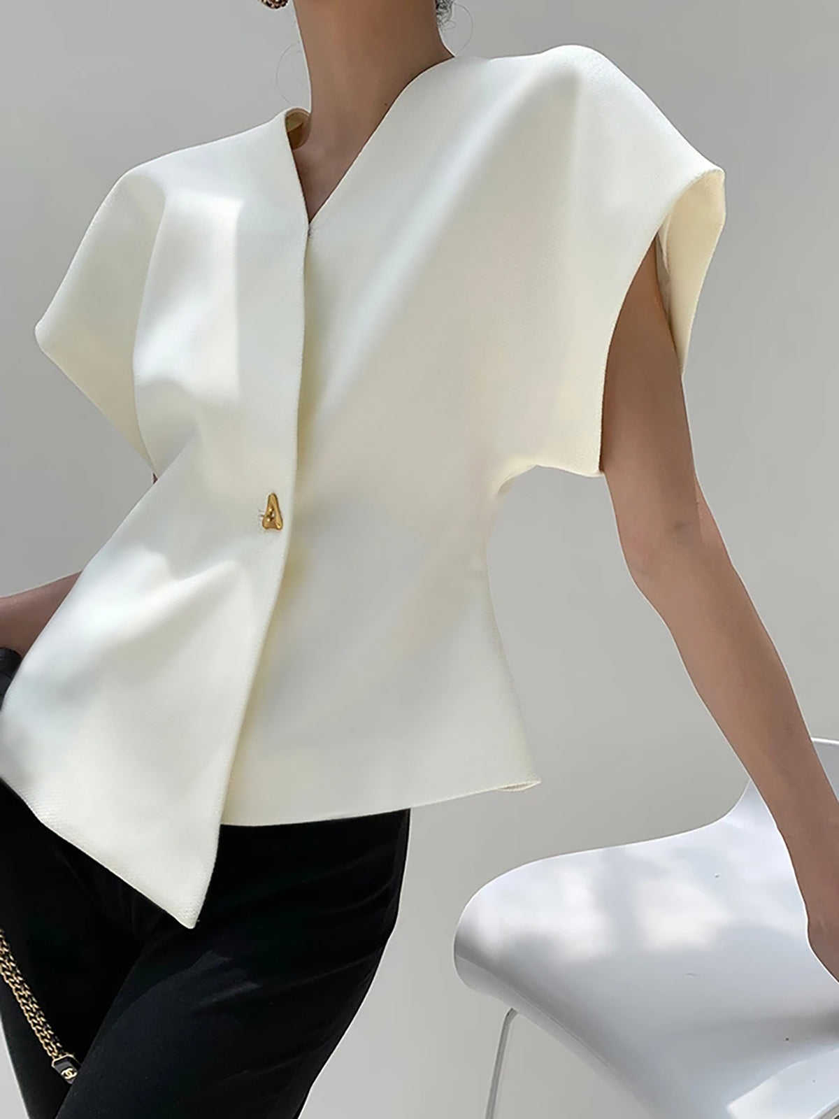 Trendster™ | Blouse | White / XS | Toronty Ottawa