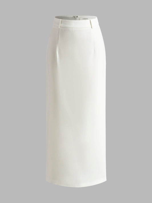 Eleganza™ | Maxi Skirt | White / XS | Toronty Ottawa