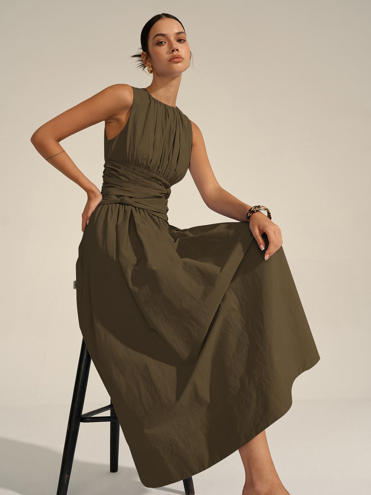 Ruchad™ | Maxi Dress | Dark Brown / XS | Toronty Ottawa