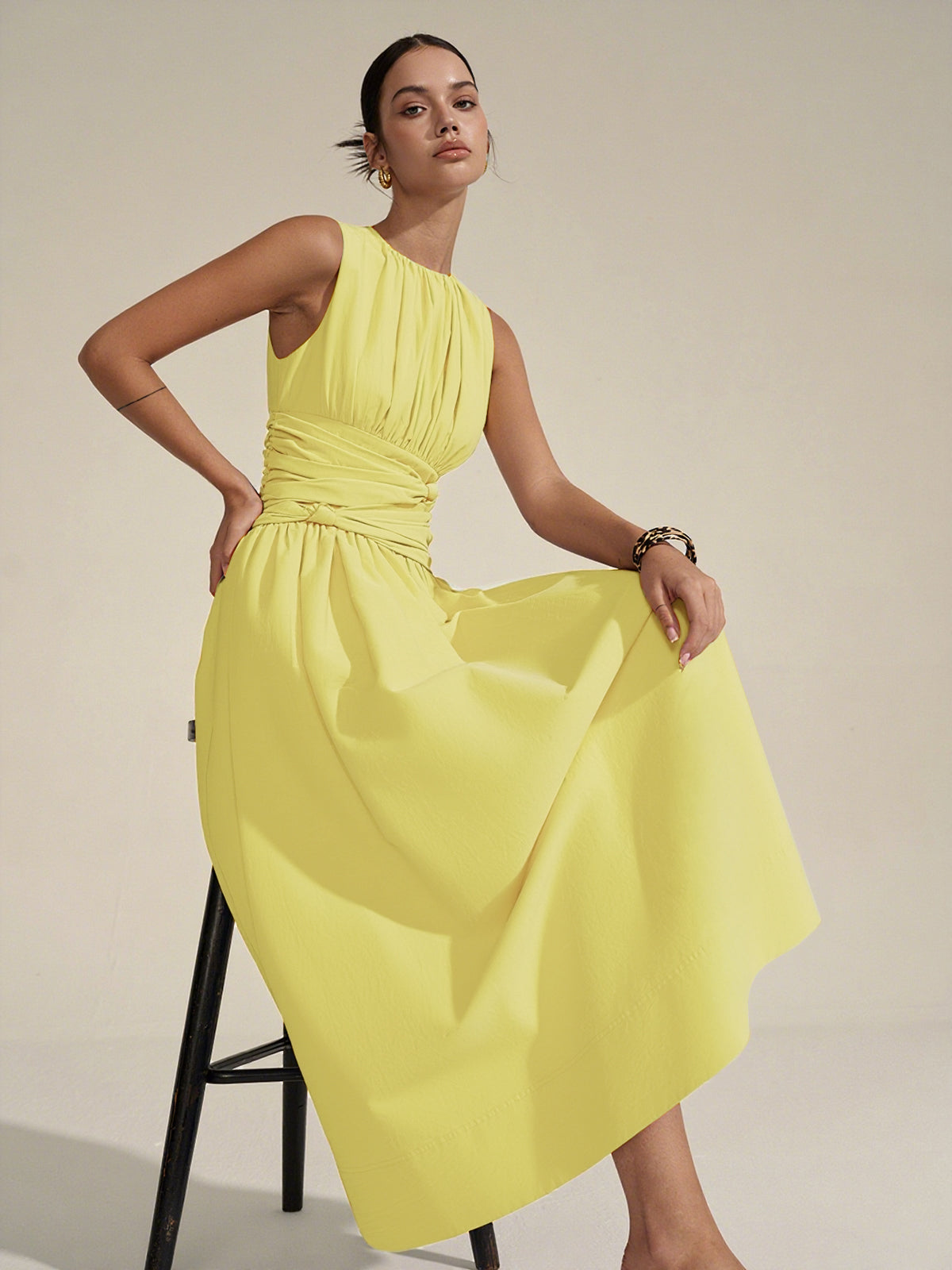 Ruchad™ | Maxi Dress | LightYellow / XS | Toronty Ottawa