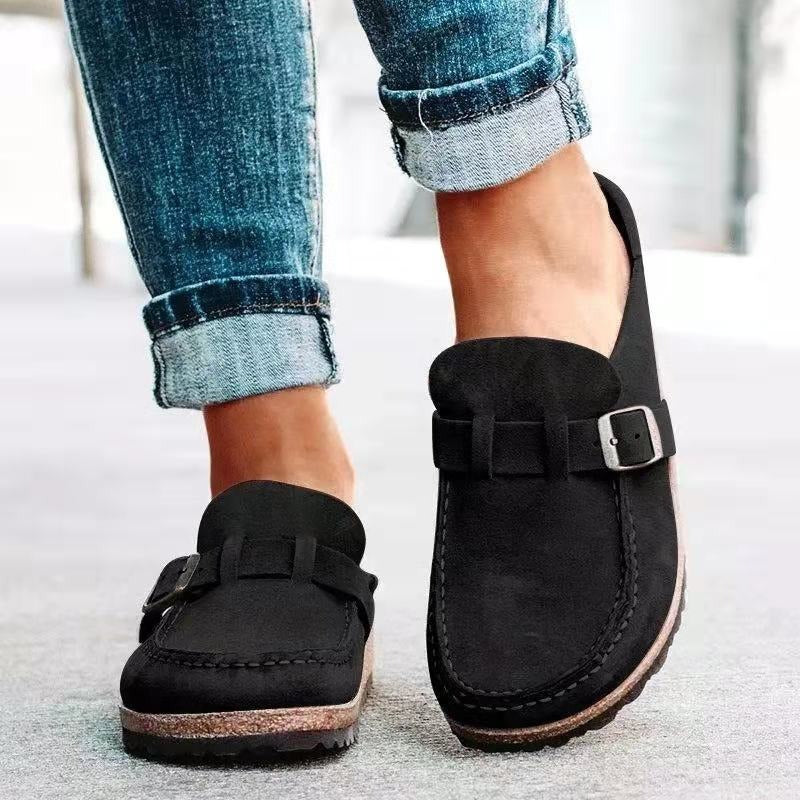 VeloriaEase™ | Orthopedic Loafers | Black / 5 | Toronty Ottawa
