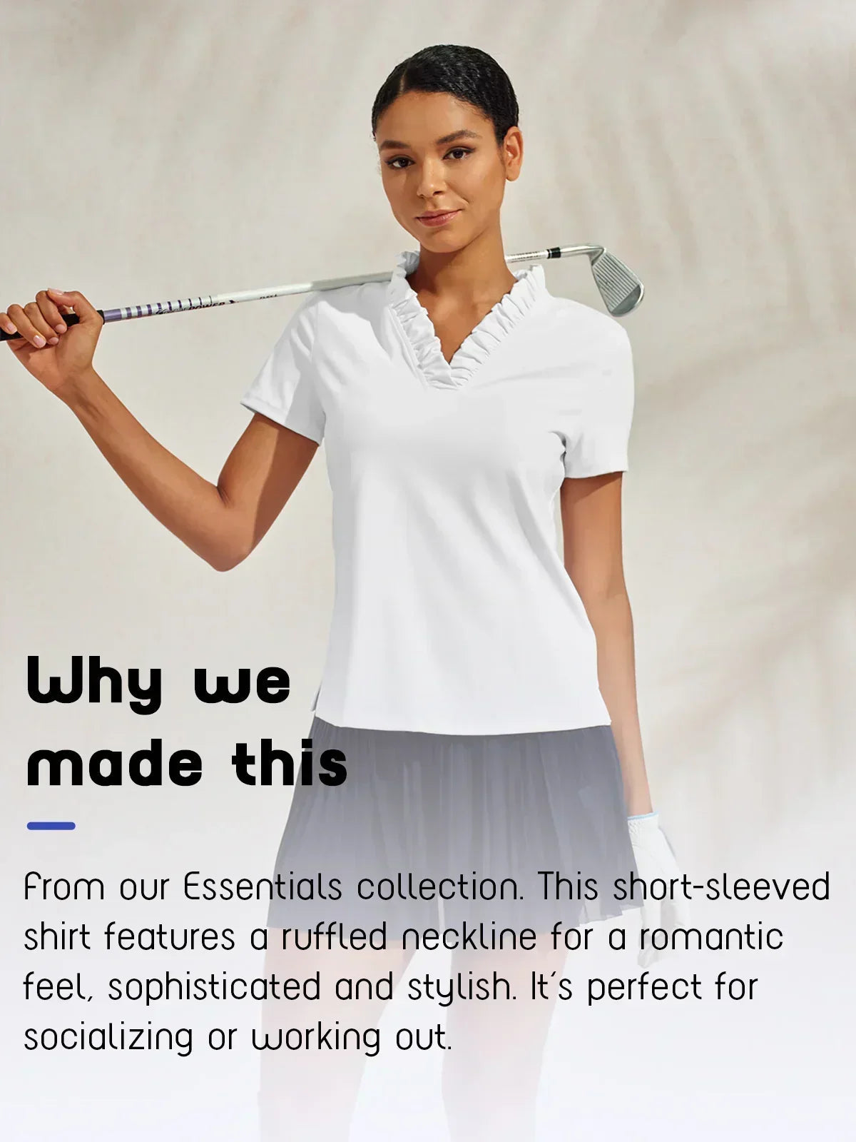 BreezeLuxe™ | V-Neck Polo | Black / S | Toronty Ottawa