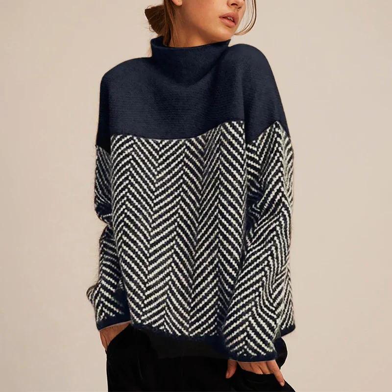 Olivia™ | Turtleneck Sweater | Navy / XS | Toronty Ottawa