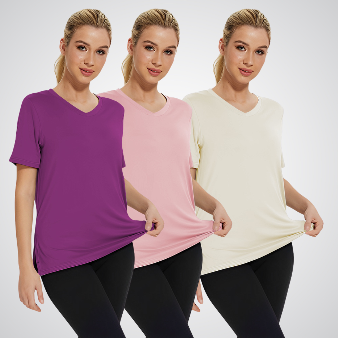 MiraLuxe™ | Casual Loose | Vintage Violet/ Pink/ Off-White / S | Toronty Ottawa