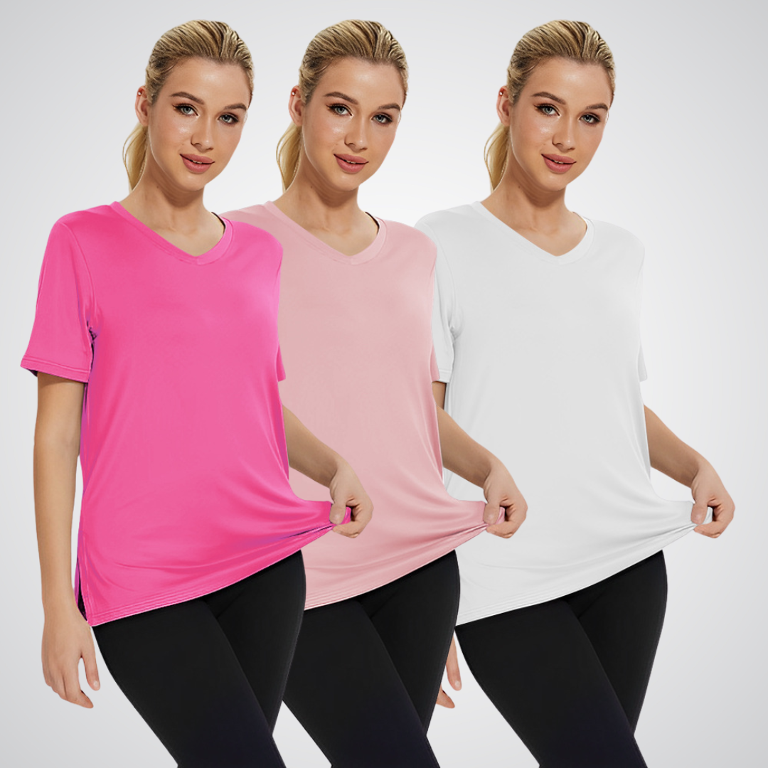 MiraLuxe™ | Casual Loose | Neon Pink/ Pink/ White / S | Toronty Ottawa