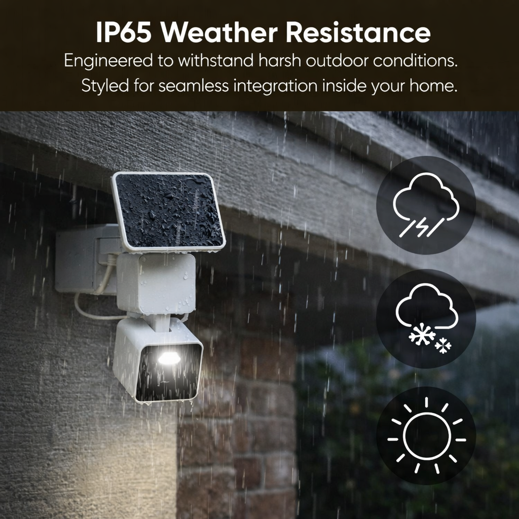 Alden Solar Security Camera Light