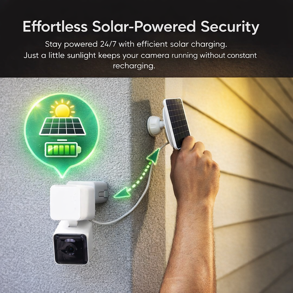 Alden Solar Security Camera Light
