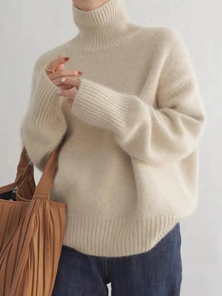 Isabella | High Collar Cashmere
