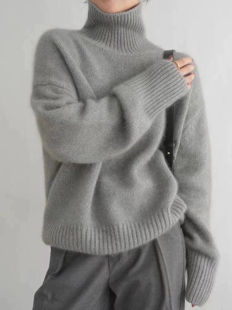 Isabella | High Collar Cashmere