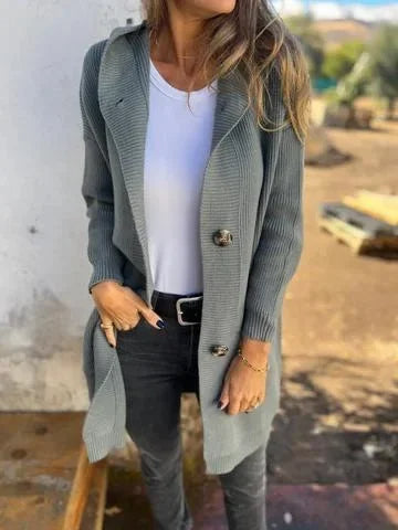 Frieda™ | Elegant Cardigan | Green / S | Toronty Ottawa