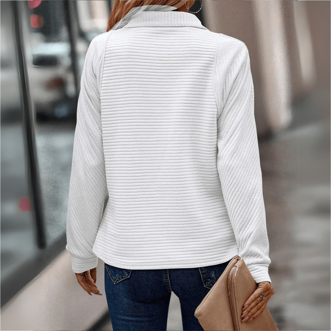 Jeni | Chic Half-Zip Pullover