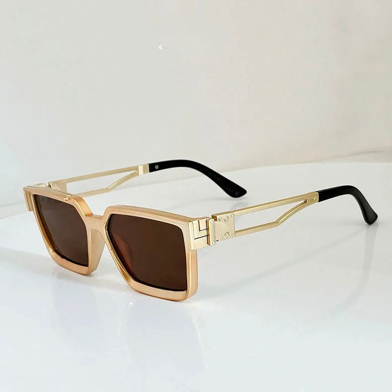 Varenzo Frames™ | Sunglasses | Gold/Brown | Toronty Ottawa
