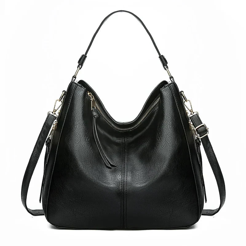 HARRIET™ | Leather Shoulder | Black | Toronty Ottawa