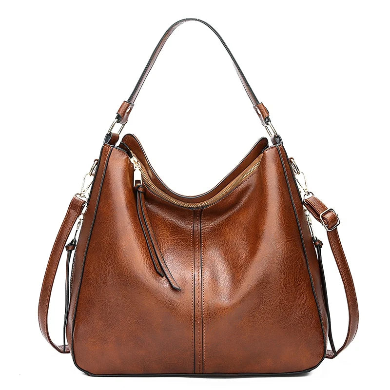 HARRIET™ | Leather Shoulder | Brown | Toronty Ottawa