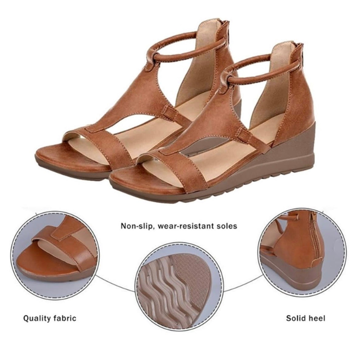 AmaraLuxe Elegant Orthopedic Sandals