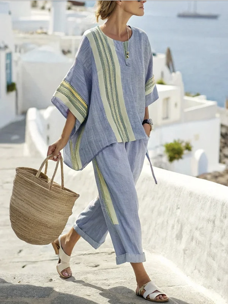 LioraEase™ | Relaxed Two-Piece | Blue / S | Toronty Ottawa