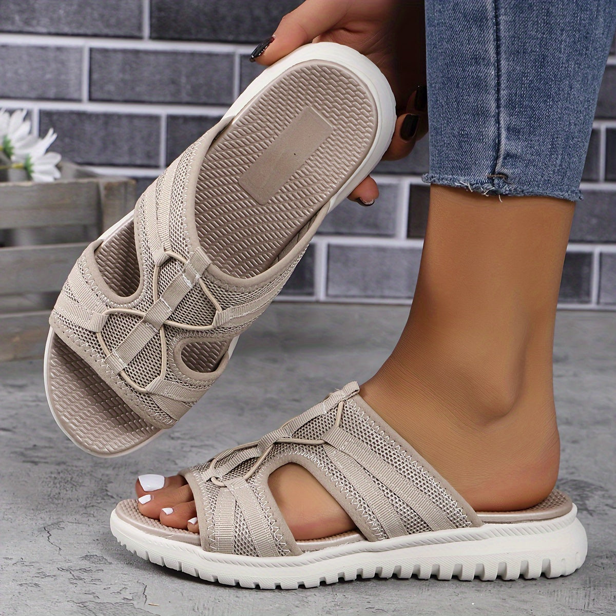 LunaraFlex™ | Comfort Sandals | White / 5 | Toronty Ottawa