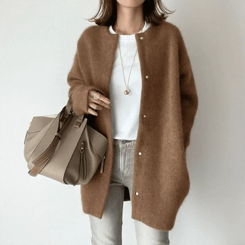 Ember™ | Elegant Cardigan | Brown / XS | Toronty Ottawa