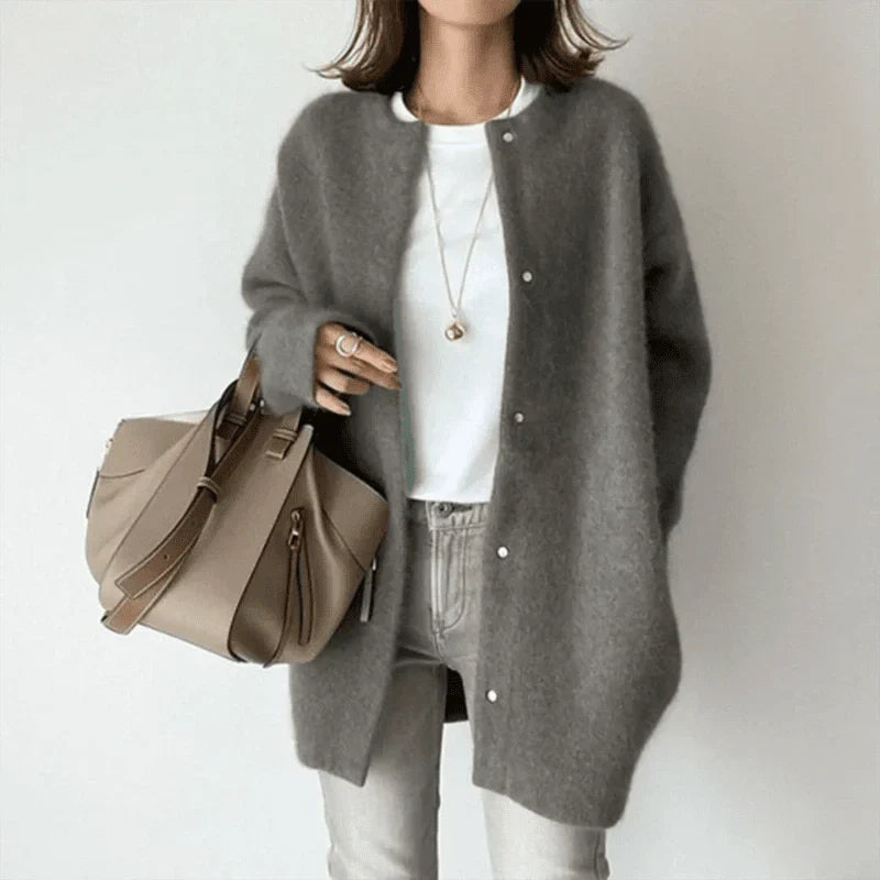 Ember™ | Elegant Cardigan | Grey / XS | Toronty Ottawa