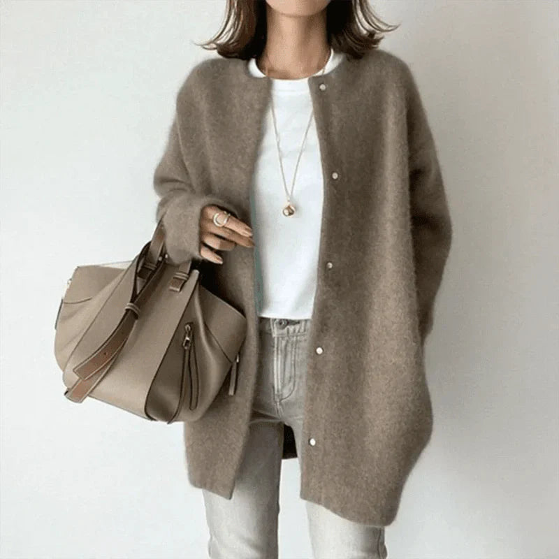 Ember™ | Elegant Cardigan | Coffee / XS | Toronty Ottawa