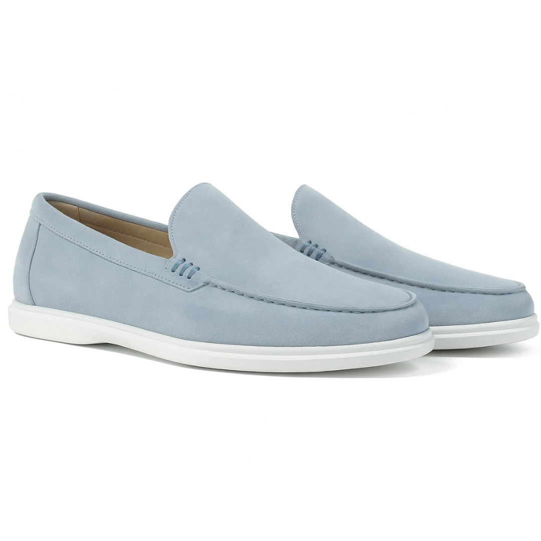 Montaro™ | Suede Loafers | Sky Blue / EU 38 / UK 5 / US 5.5 | Toronty Ottawa