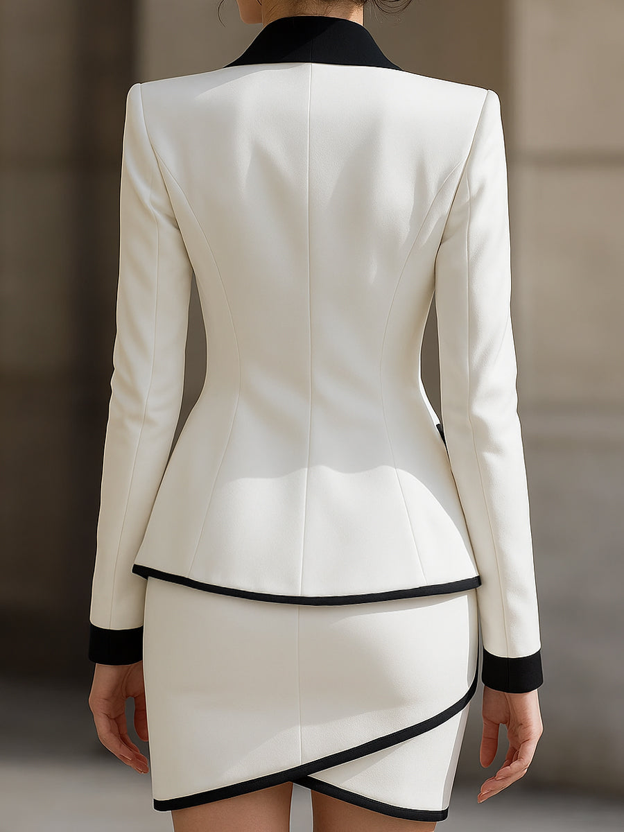 Mooyius Éclat™ | Contrast Tuxedo | White / XS(2) | Toronty Ottawa