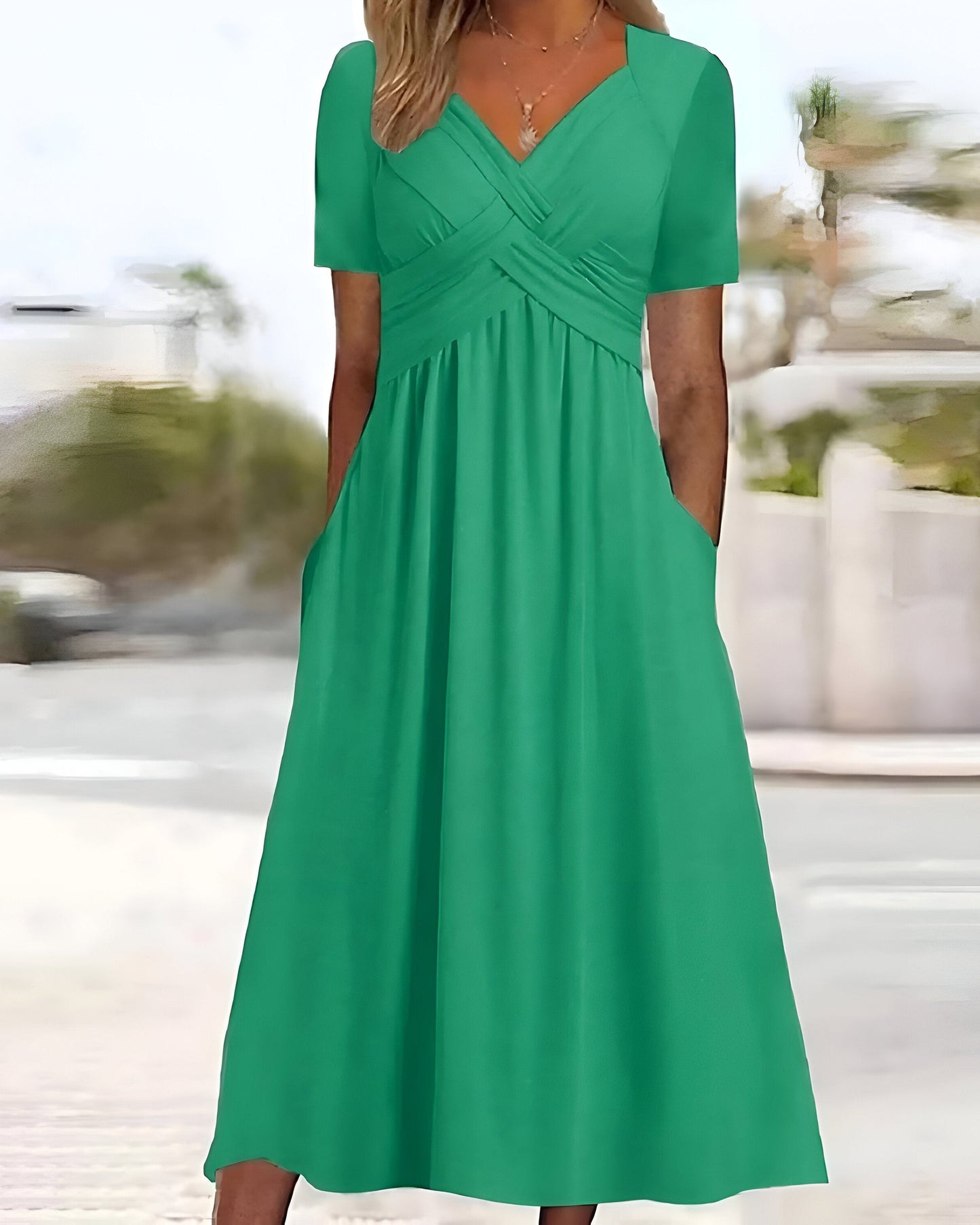 Lena™ | Elegance Dress | Green / S | Toronty Ottawa