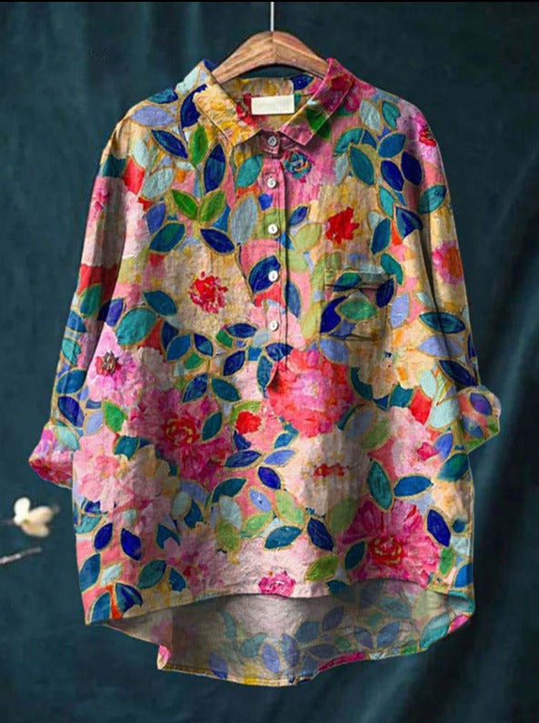 Audrey™ | Floral Blouse | Print 1 / S | Toronty Ottawa