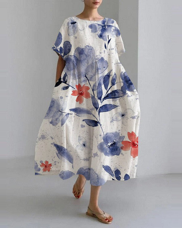 Sophie™ | Maxi Dress | Blue/ White / XS | Toronty Ottawa