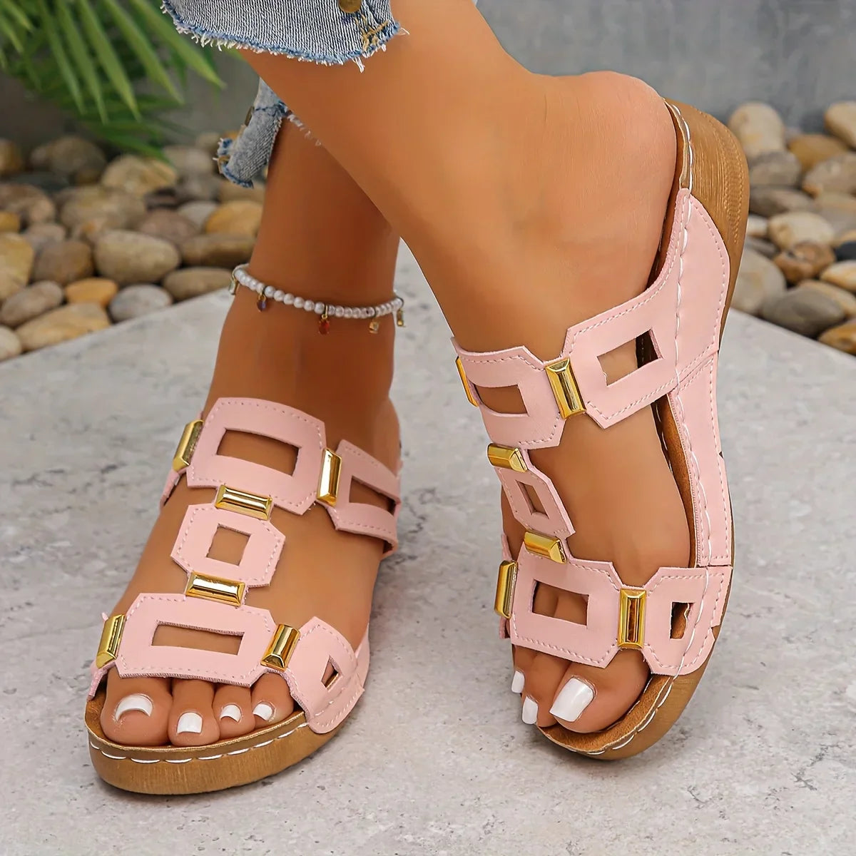 OrthoStride™ | Comfort Sandal | White / 5 | Toronty Ottawa