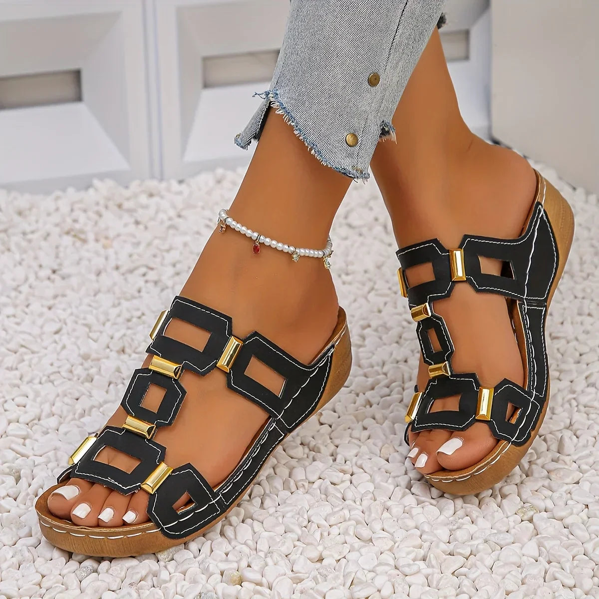 OrthoStride™ | Comfort Sandal | White / 5 | Toronty Ottawa