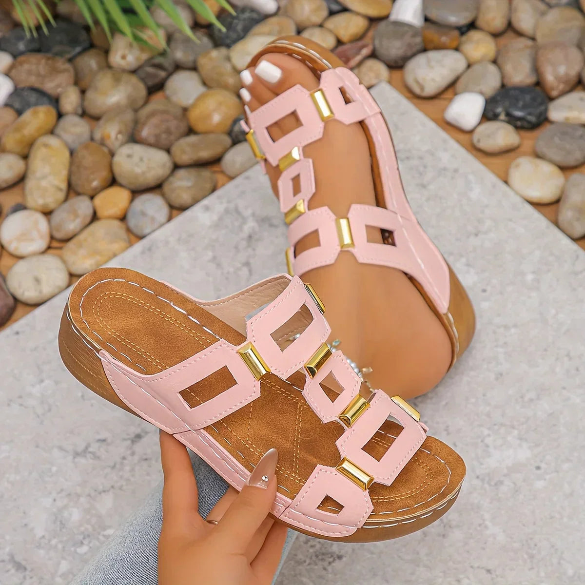 OrthoStride™ | Comfort Sandal | Pink / 5 | Toronty Ottawa