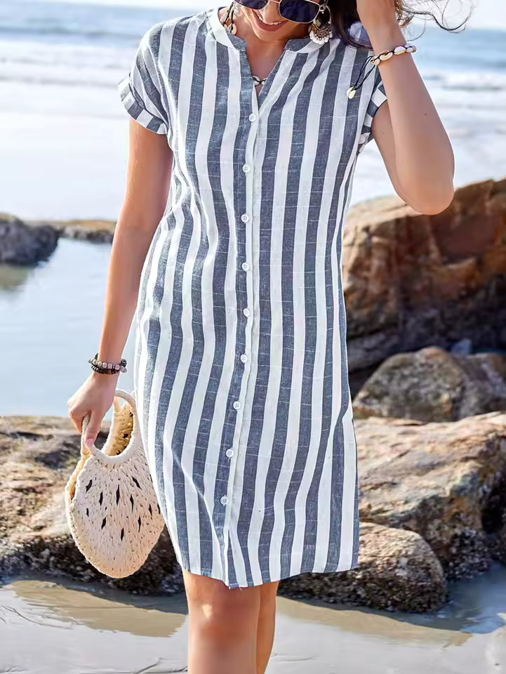 Marina™ | Stripe Shirt | Harbour Navy Stripe / S | Toronty Ottawa