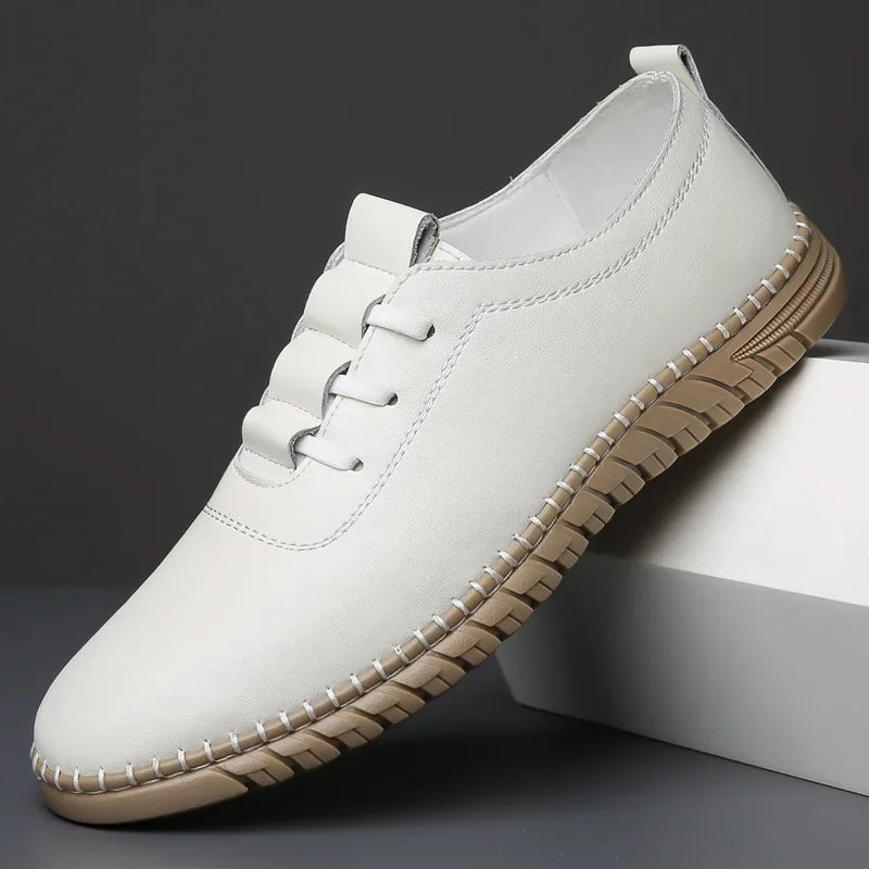 Brunello Classic™ | Leather Sneakers | White / 6 | Toronty Ottawa