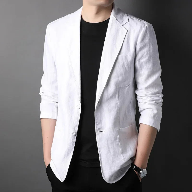 Vibe™ | Linen Blazer | White / XS | Toronty Ottawa