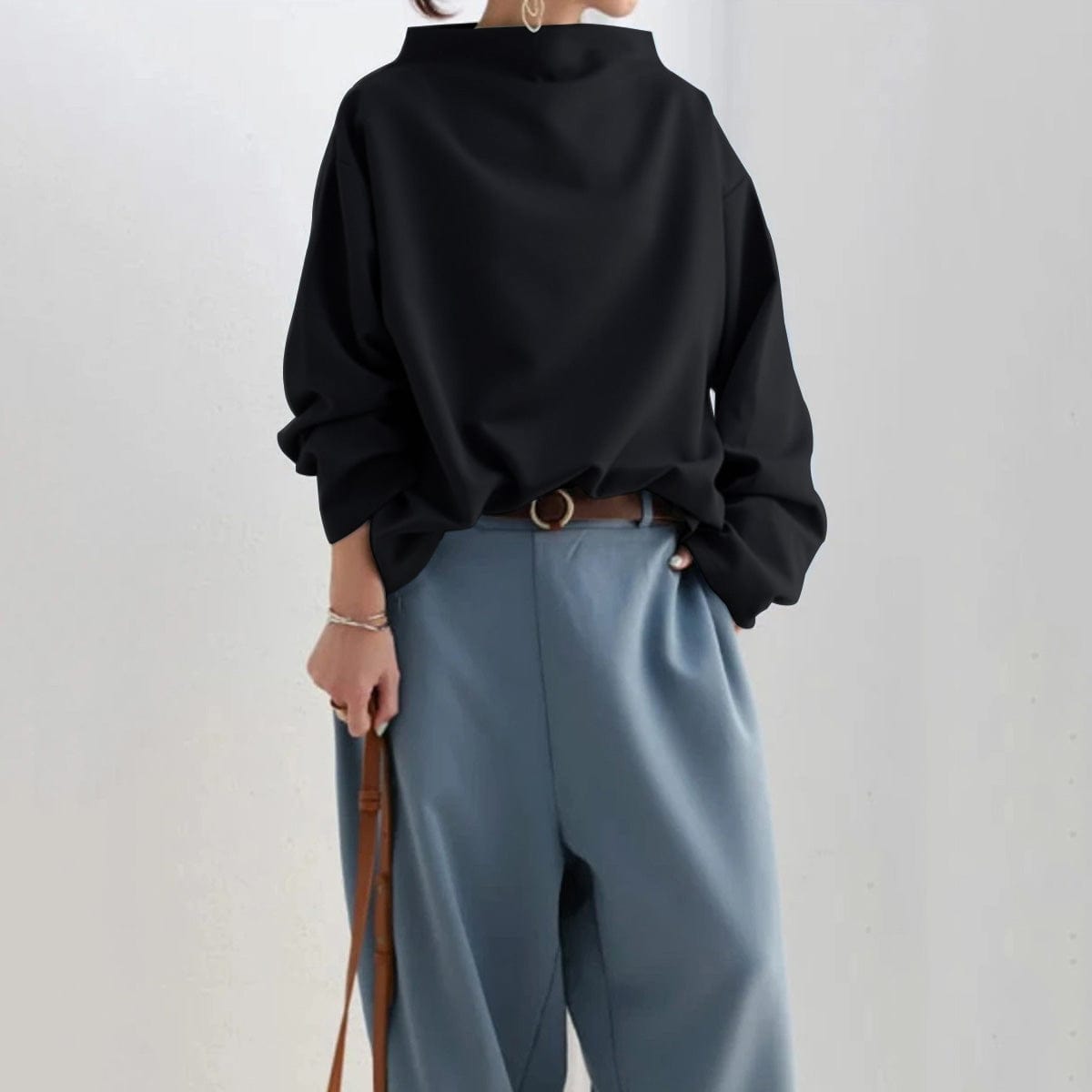 Eliana™ | Neck Sweater | Black / S | Toronty Ottawa
