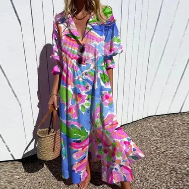 Charlotte™ | Floral Dress | Pink / S | Toronty Ottawa
