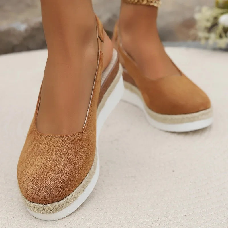 OrthaLuxe™ Sandals™ | Orthopedic Support | Khaki / 5 | Toronty Ottawa