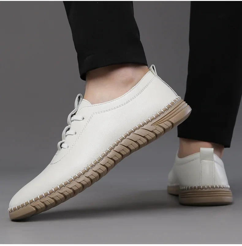 Brunello Classic™ | Leather Sneakers | White / 6 | Toronty Ottawa