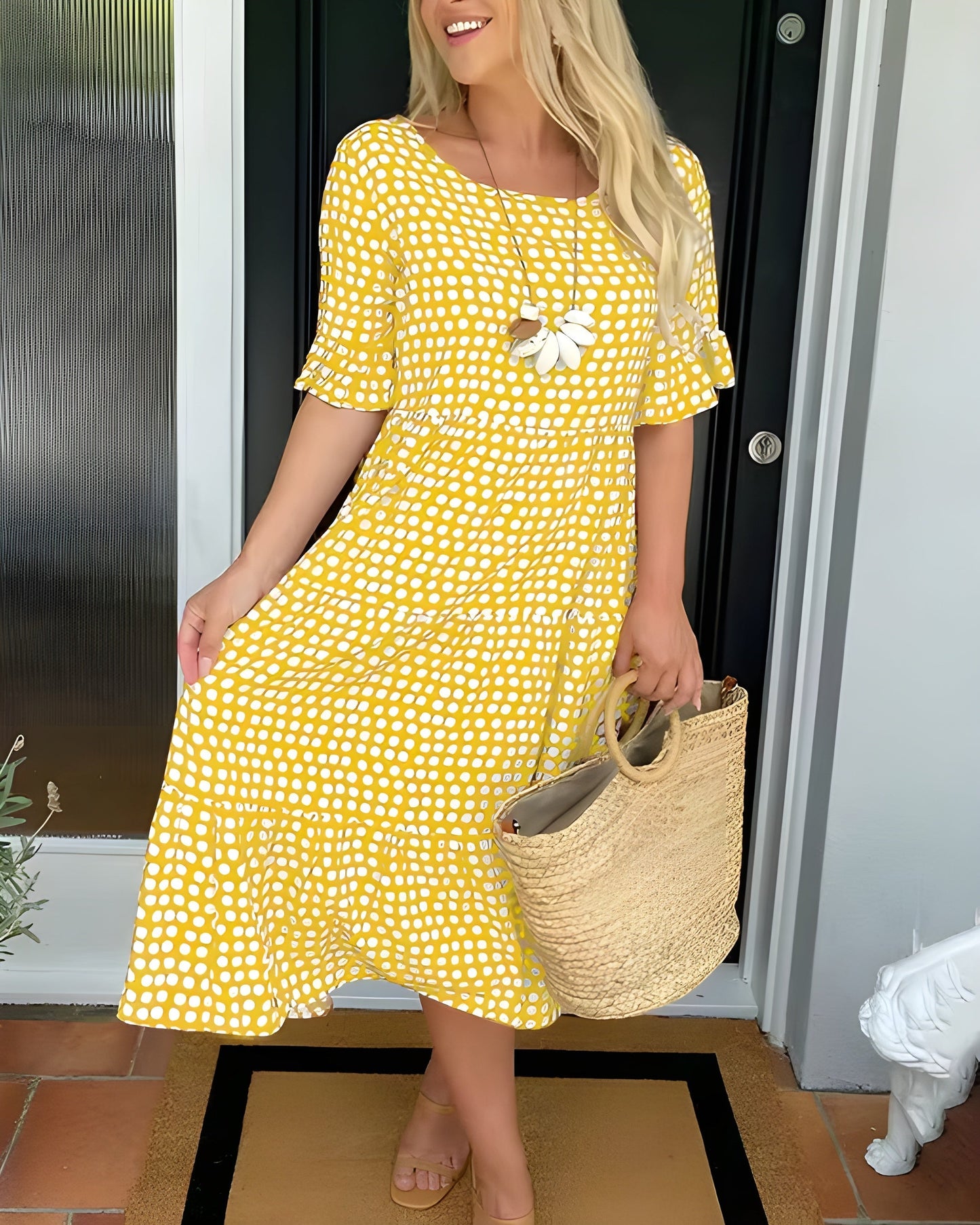 Louisa™ | Elegant Dress | Yellow / S | Toronty Ottawa