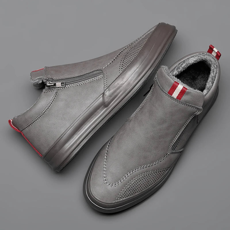 Belmont Drift™ | Leather Sneakers | Black / 6 | Toronty Ottawa