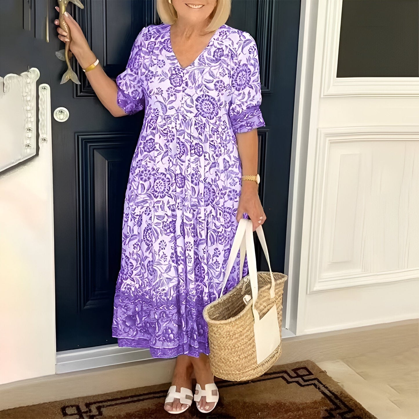 Valeria™ | Maxi Dress | Purple / S (8-10) | Toronty Ottawa