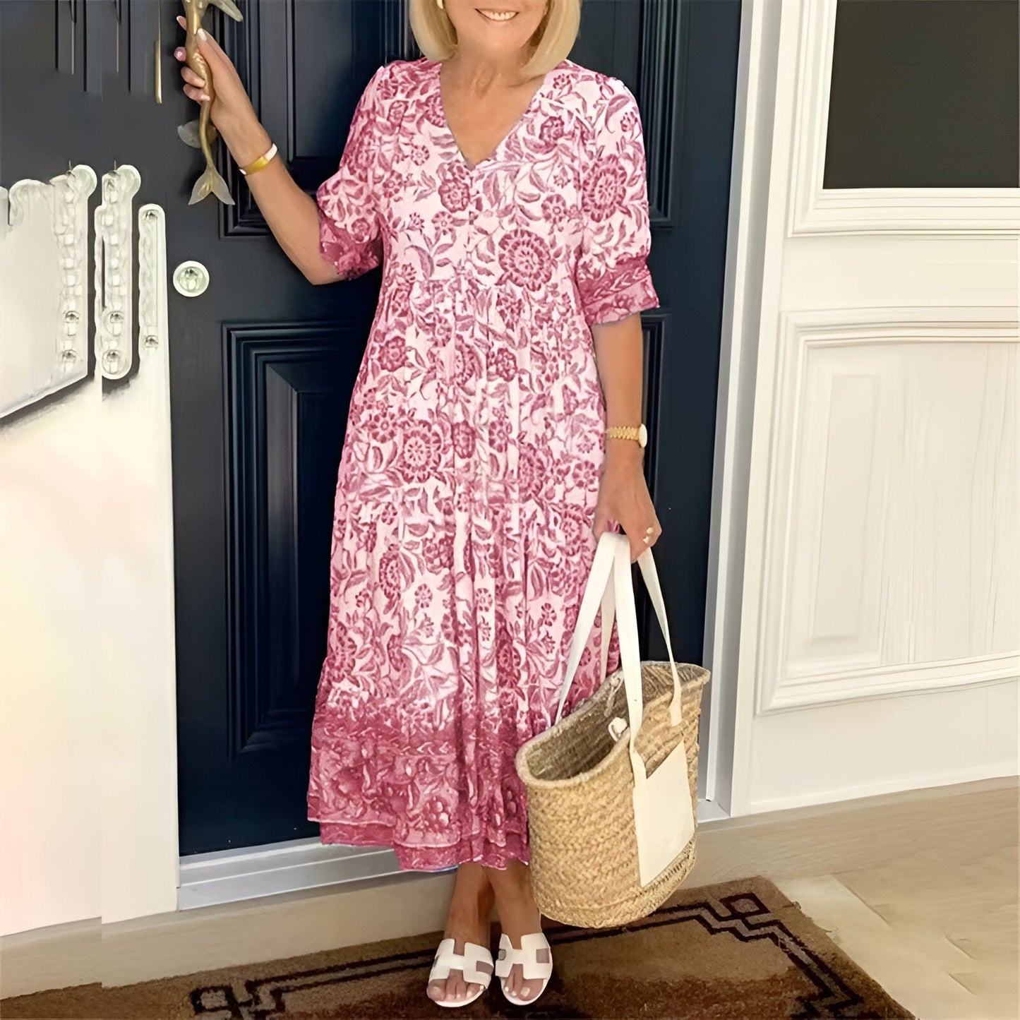 Valeria™ | Maxi Dress | Pink / S (8-10) | Toronty Ottawa