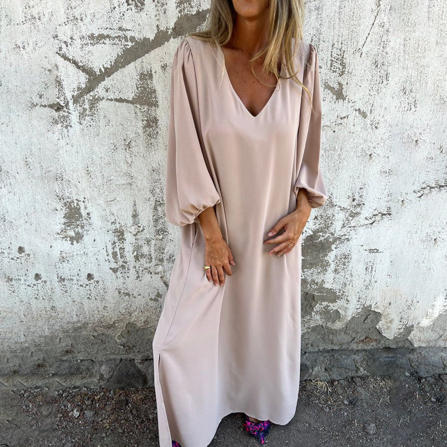 Elise™ | Casual Dress | Apricot / S | Toronty Ottawa