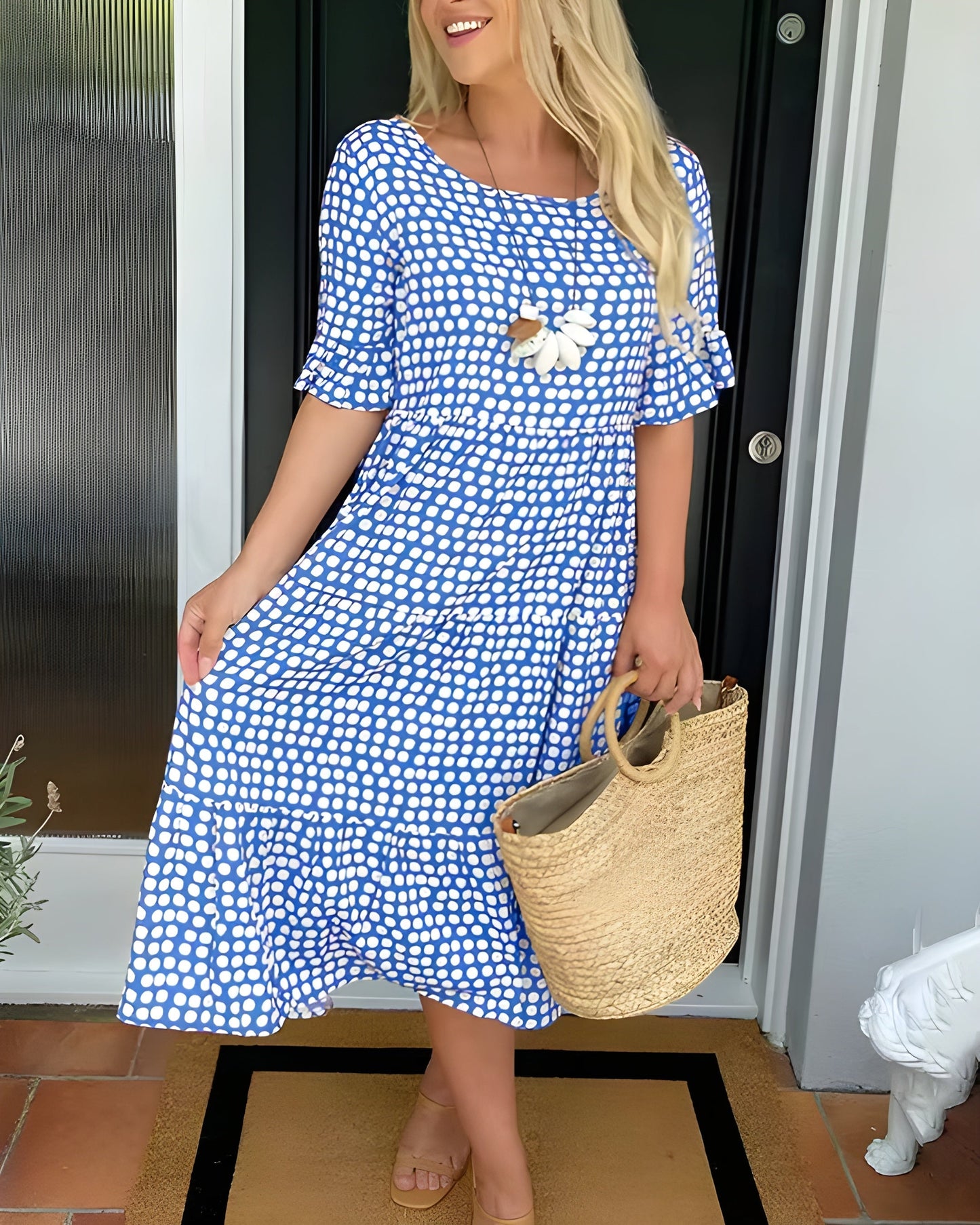 Louisa™ | Elegant Dress | Blue / S | Toronty Ottawa