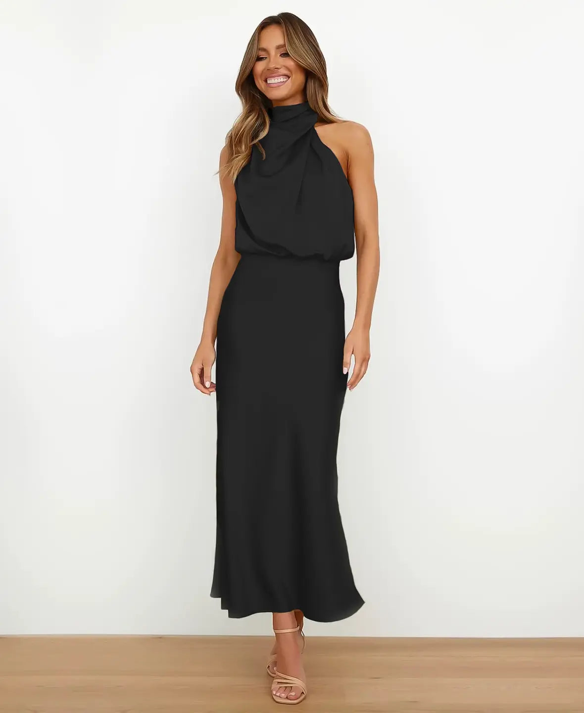 Nadine™ | Midi Dress | Apricot / S | Toronty Ottawa